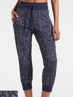 Athleta Trekkie North Printed Crop 23” Jogger NWOT